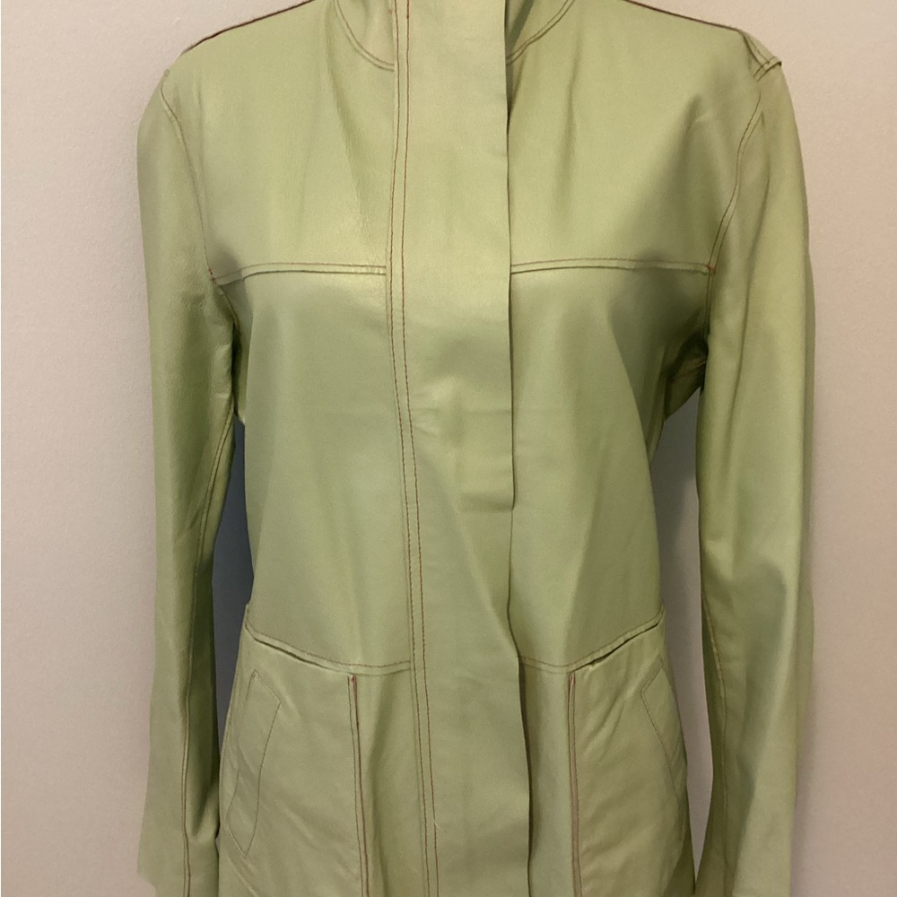 Reversible suade/leather Jacket - Picture 2 of 7